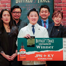 『バッファロー・トレース』　“未来の定番カクテル”をめぐる熱戦。　上口健斗さんが優勝！