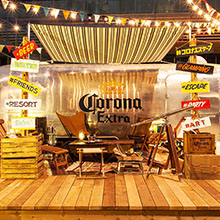 CORONA ESCAPE ROPPONGI GLAMPING開催