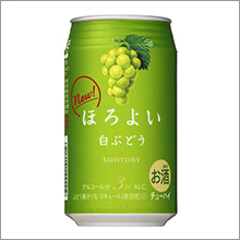 サントリーチューハイ「ほろよい〈白ぶどう〉」新発売