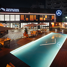 「YEBISU MEISTER inspires Mercedes-Benz Connection NEXTDOOR The TERRACE」オープン