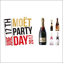 東京都内4店舗にて“MOET PARTY DAY 2017” 1日限定イベントを開催！