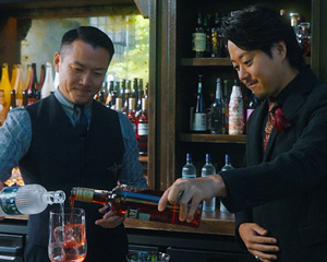 イタリアンリキュールと　本格焼酎がネグローニで初共演