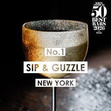 ニューヨーク「Sip & Guzzle」が　North America’s 50 Best Barsで　第1位受賞