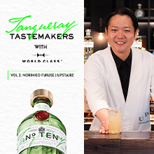 煎茶の苦味とジャスミンの透明感。自家製ティートニックで『タンカレー ナンバーテン』が引き立つジントニック